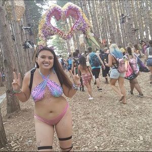 Freedom Rave Wear Twist It Up Top